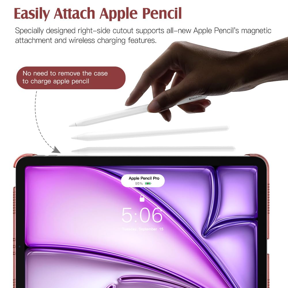 Foto 4 pulgar | Funda Para Ipad Air De 11 Pulgadas Timovo M3/m2-2025/2024 5.ª Y 4.ª Generación - Venta Internacional.