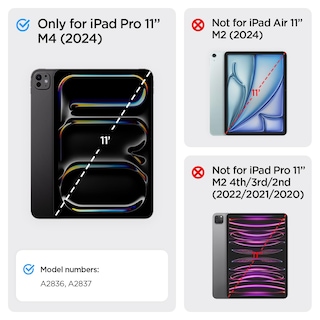 Foto 2 | Funda Spigen Rugged Armor Pro Para Ipad Pro M4 De 11 Pulgadas (2024) - Venta Internacional.
