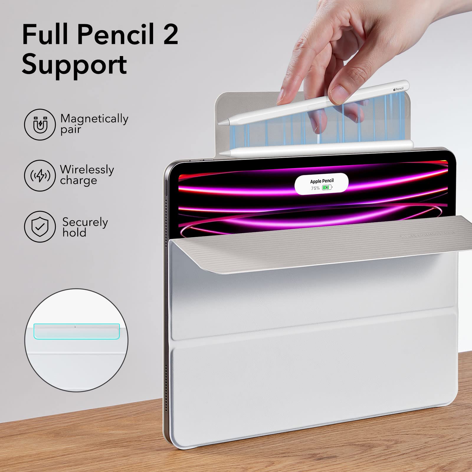 Foto 5 pulgar | Funda Esr Rebound Series Para Ipad Pro 12.9 De 6.ª  5.ª Y 4.ª Generación - Venta Internacional.