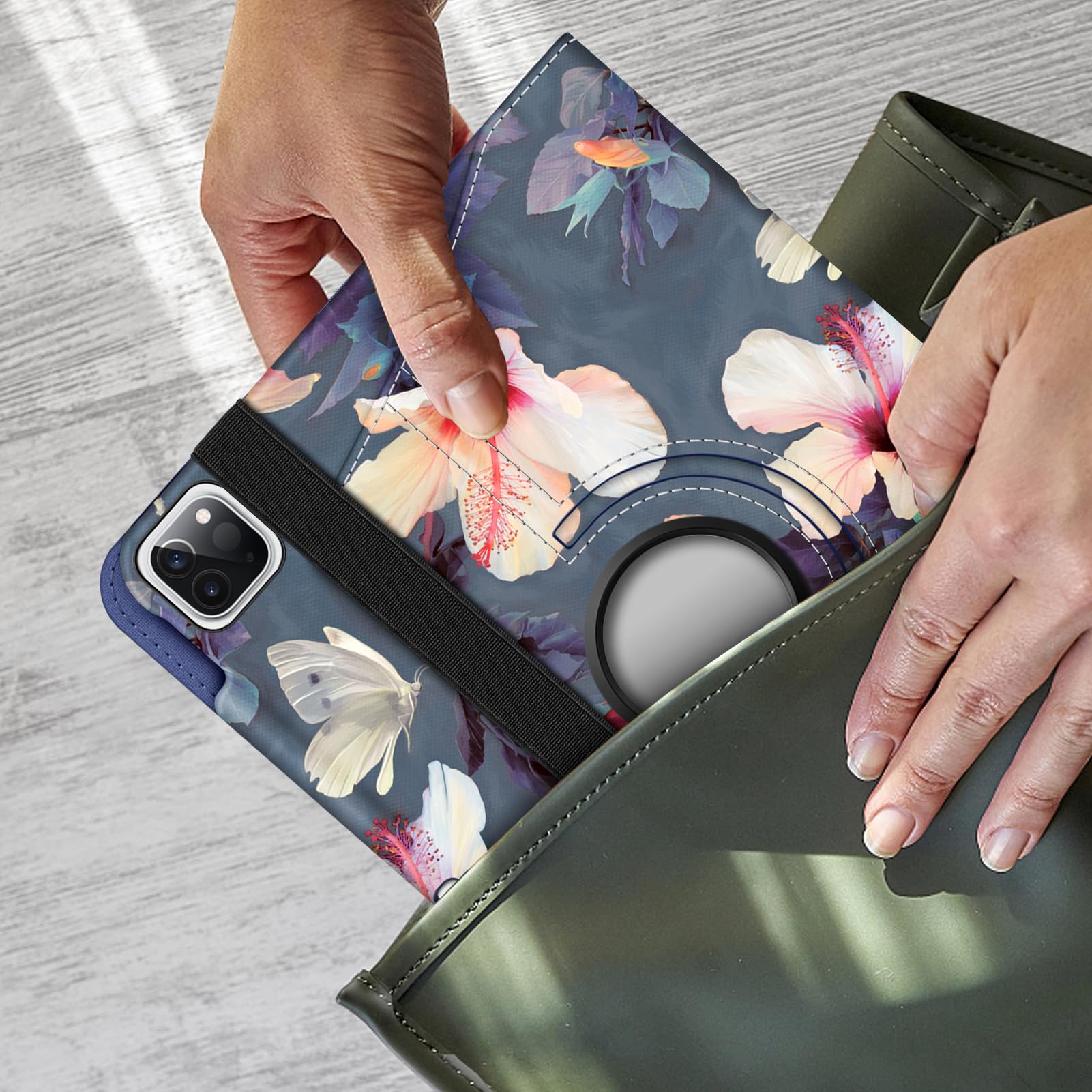 Foto 7 pulgar | Funda Giratoria Fintie Para Ipad Pro De 11 Pulgadas Con Soporte Para Lápices - Venta Internacional.