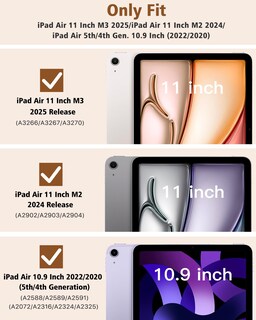 Foto 2 | Funda Para Ipad Air De 11 Pulgadas Timovo M3/m2-2025/2024 5.ª Y 4.ª Generación - Venta Internacional.