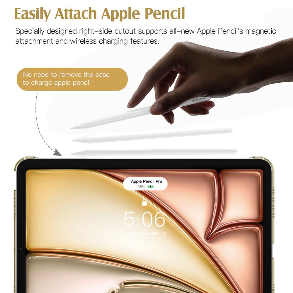 Foto 4 pulgar | Funda Para Ipad Air De 11 Pulgadas Timovo M3/m2-2025/2024 5.ª Y 4.ª Generación - Venta Internacional.