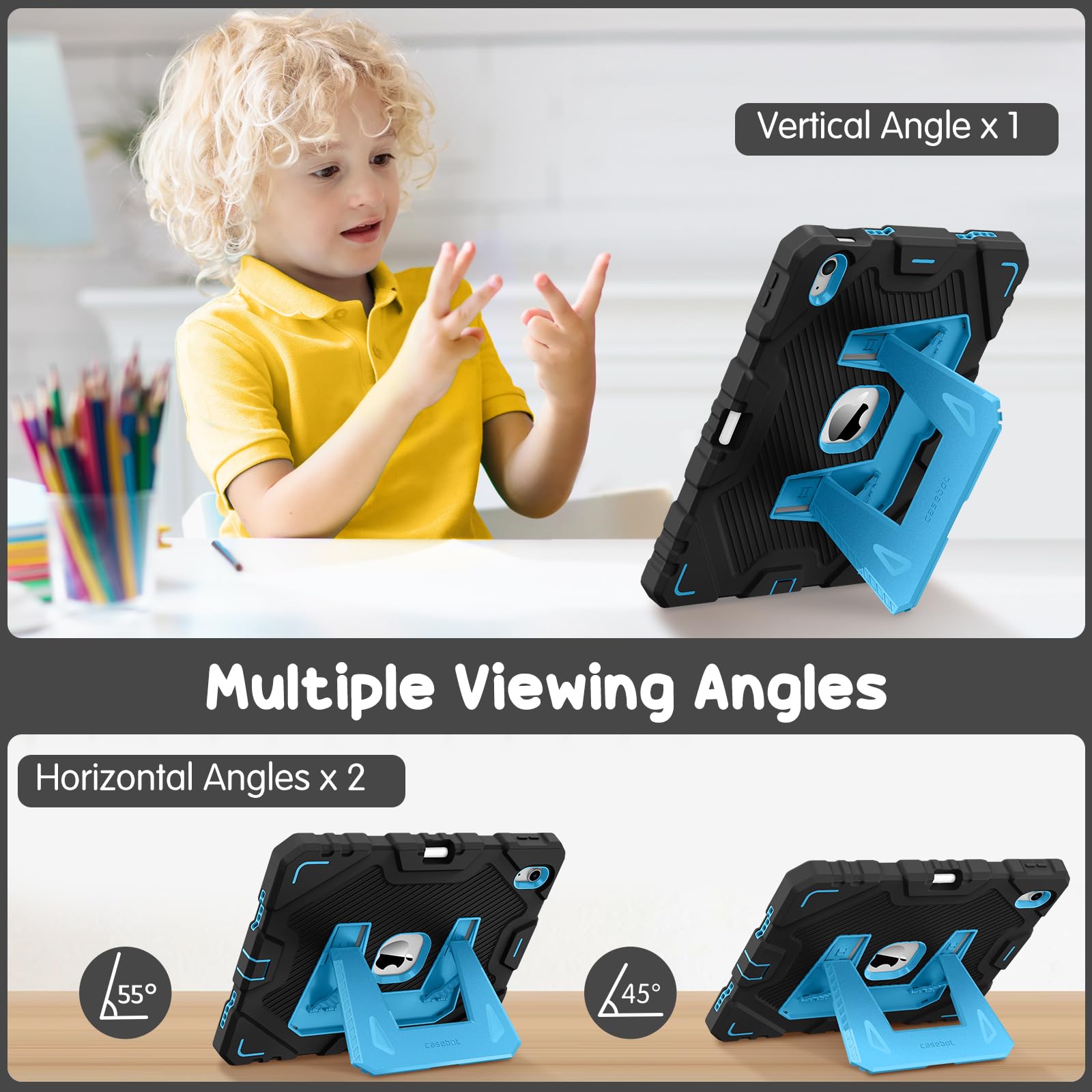 Foto 5 pulgar | Funda Fintie  Apta Para Niños  Para Ipad 11  11 Pulgadas  2025  Con Soporte - Venta Internacional.