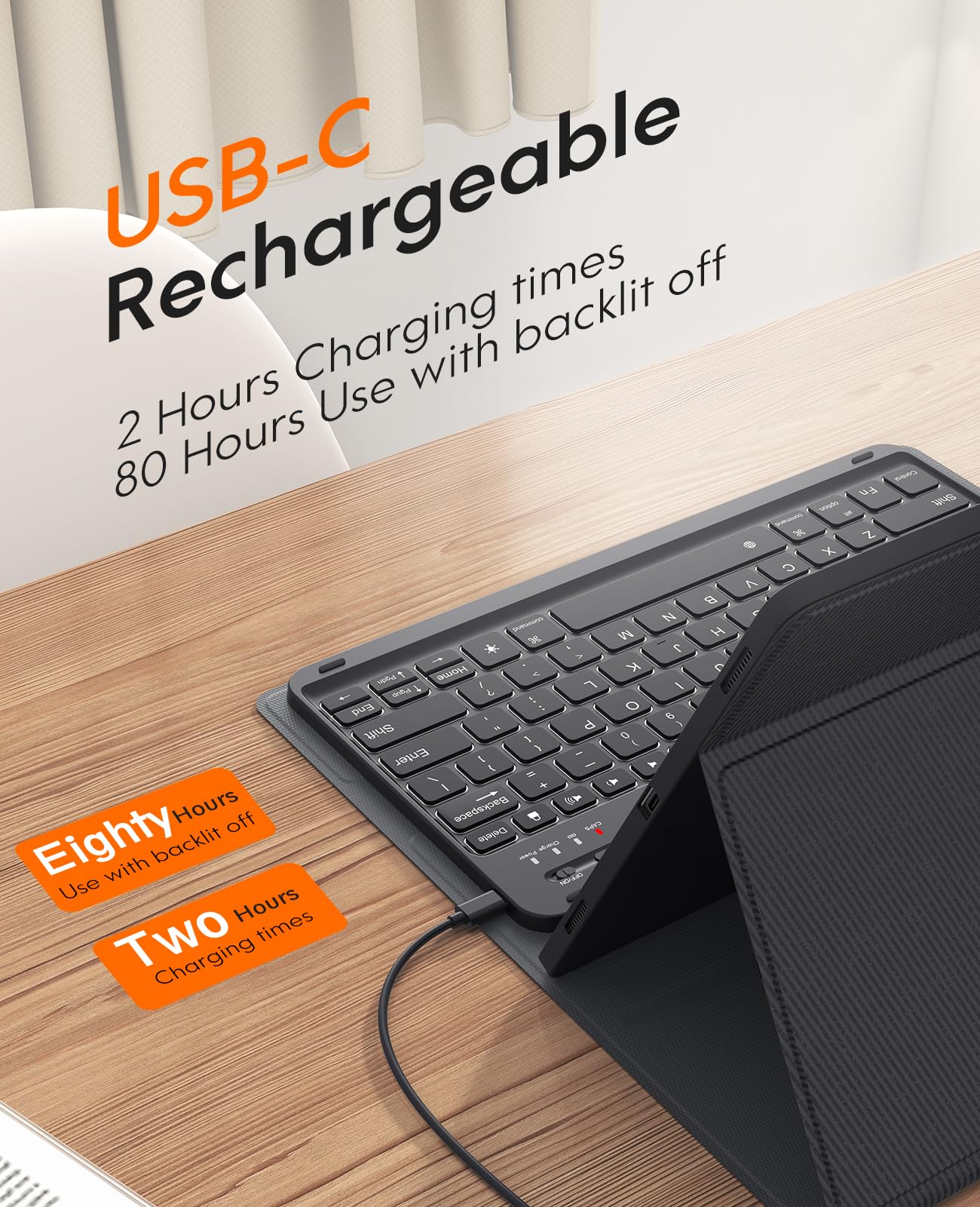 Foto 6 pulgar | Funda De Teclado Chesona Para Samsung Galaxy Tab S10+/s9+ 12.4 - Venta Internacional.