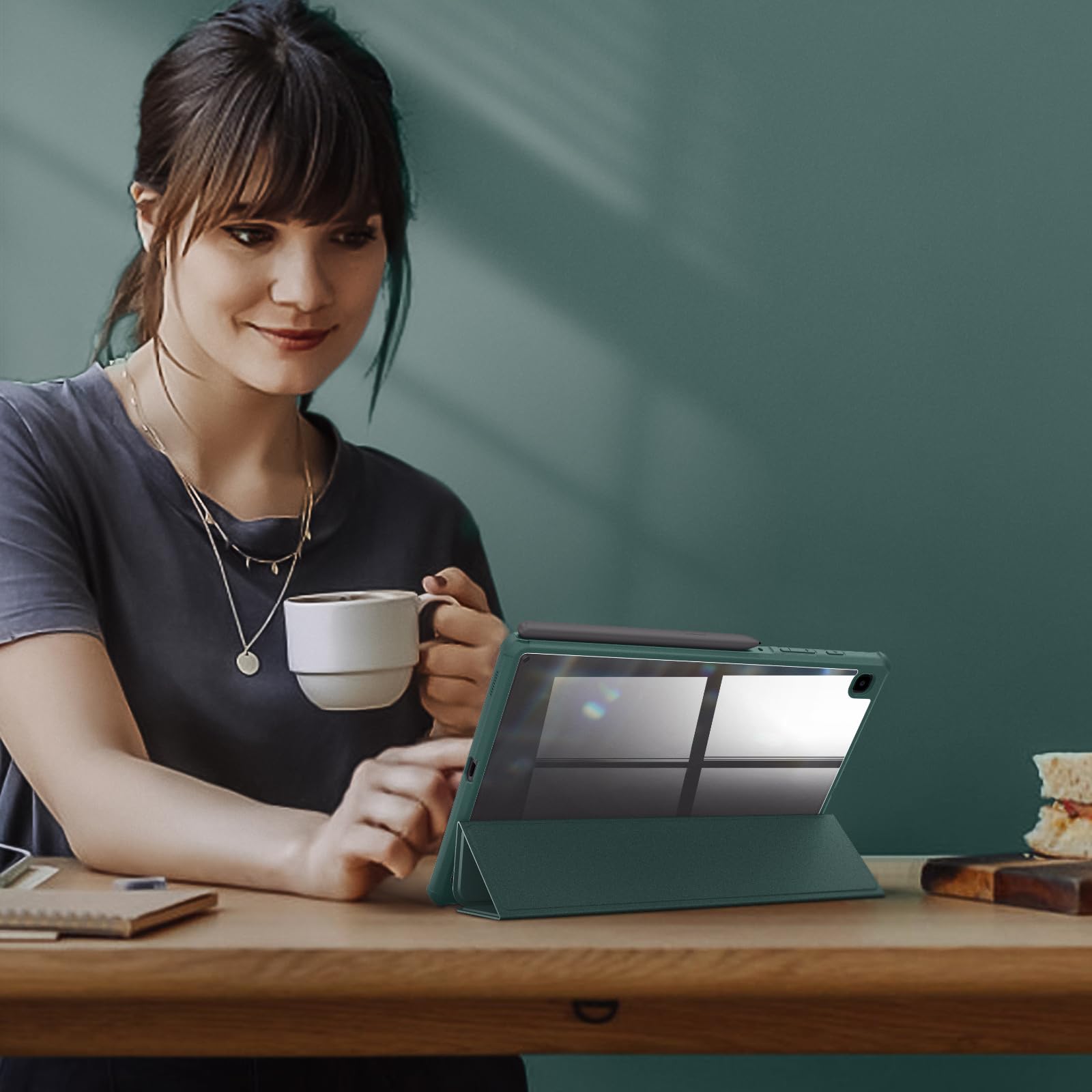 Foto 7 | Funda Fintie Hybrid Slim Para Samsung Galaxy Tab S6 Lite 10.4 - Venta Internacional.