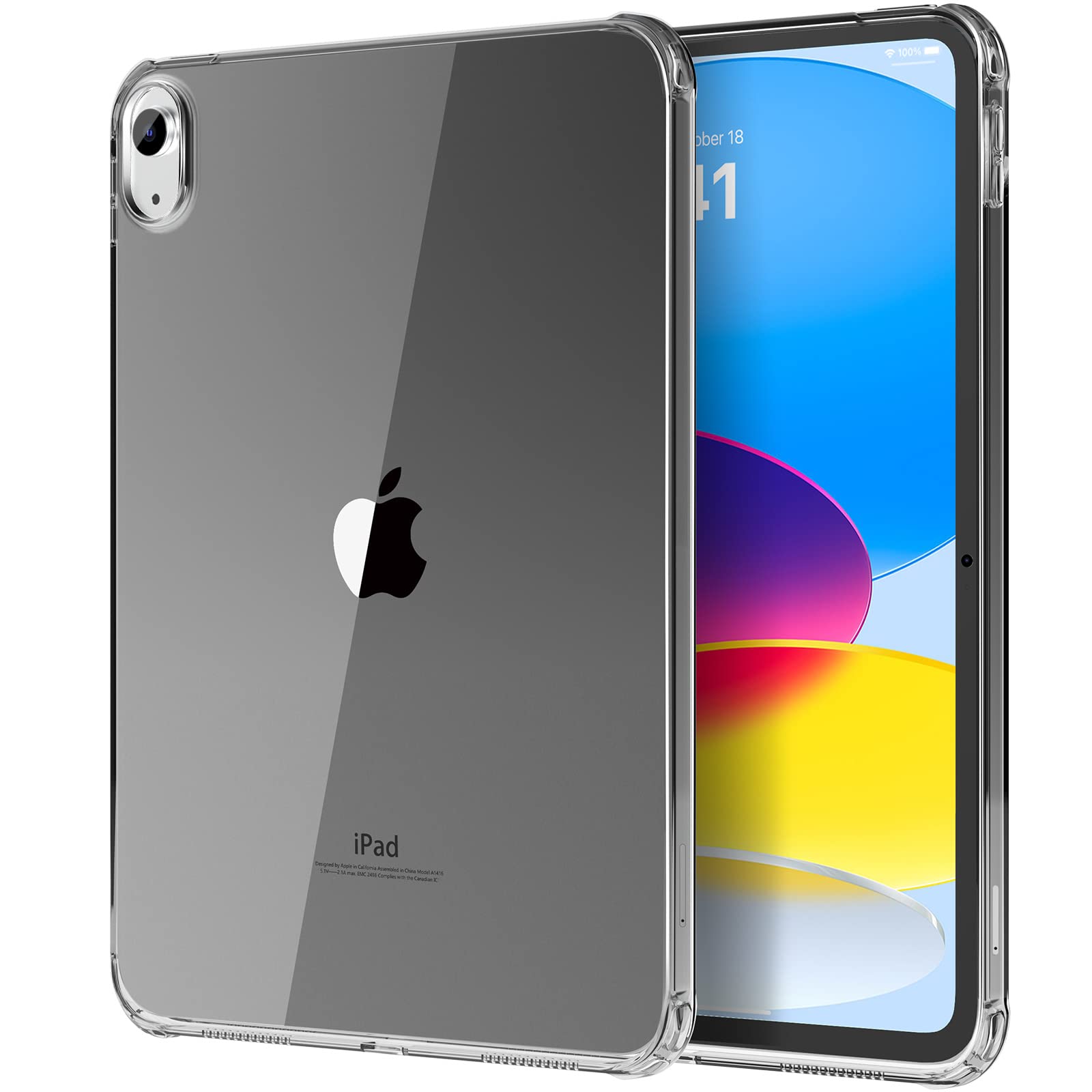 Funda Para Tableta Moko Clear Para Ipad 11.ª Generación  11 Pulgadas/10.ª Generación  10.9 Pulgadas - Venta Intern