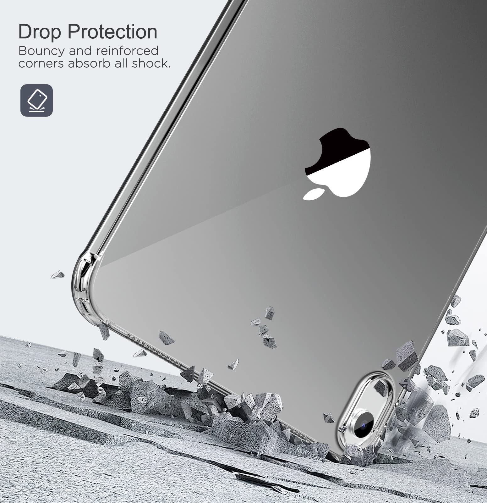 Foto 5 | Funda Para Tableta Moko Clear Para Ipad 11.ª Generación  11 Pulgadas/10.ª Generación  10.9 Pulgadas - Venta Intern