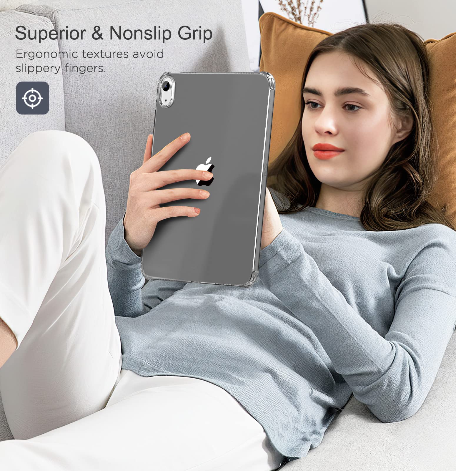 Foto 7 | Funda Para Tableta Moko Clear Para Ipad 11.ª Generación  11 Pulgadas/10.ª Generación  10.9 Pulgadas - Venta Intern