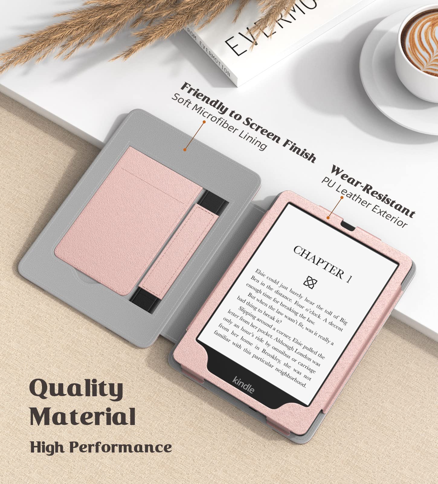 Foto 4 | Funda Moko Para Kindle Paperwhite 11.ª Generación 2021 En Oro Rosa - Venta Internacional.
