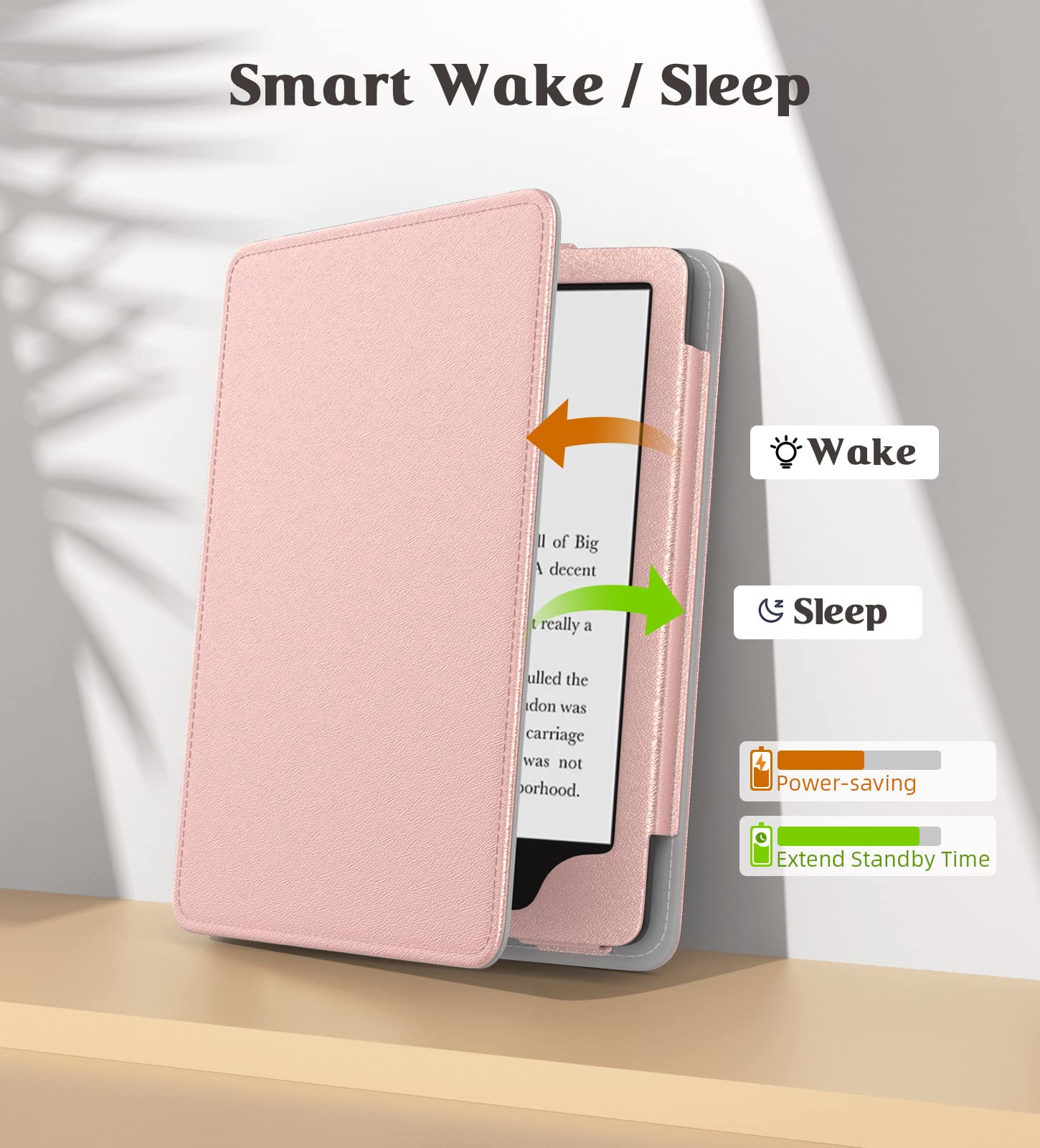 Foto 5 | Funda Moko Para Kindle Paperwhite 11.ª Generación 2021 En Oro Rosa - Venta Internacional.
