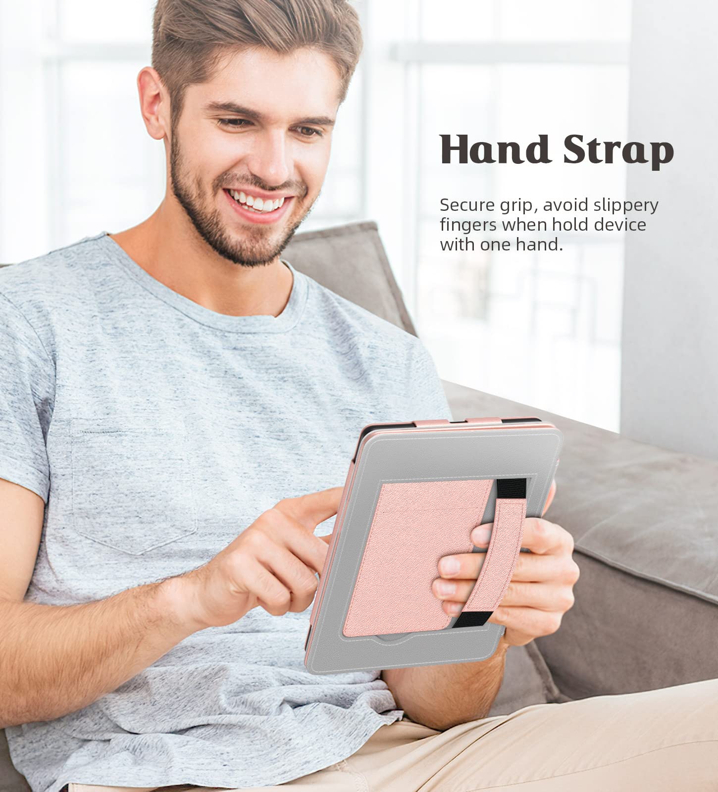 Foto 8 pulgar | Funda Moko Para Kindle Paperwhite 11.ª Generación 2021 En Oro Rosa - Venta Internacional.