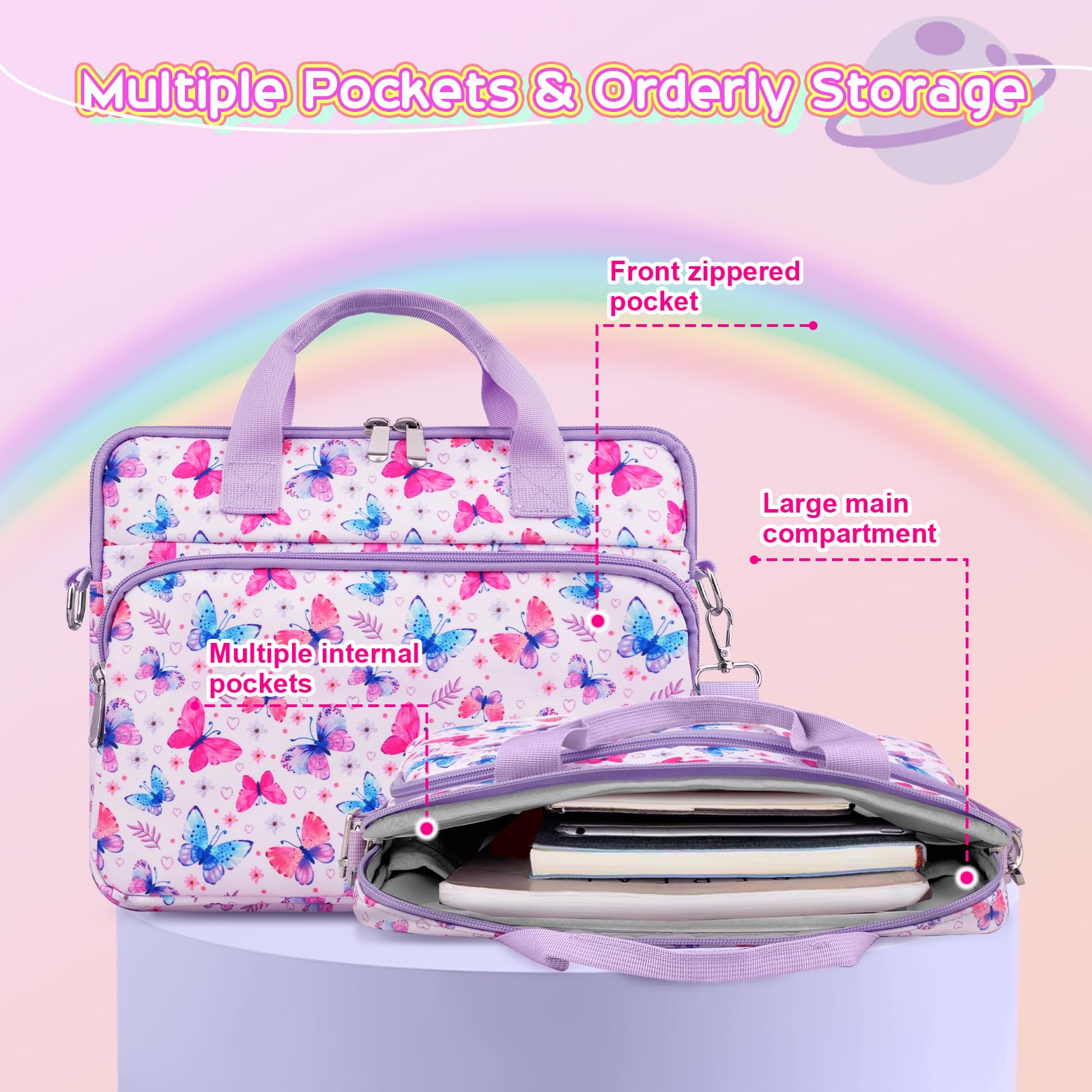 Foto 4 pulgar | Funda Para Tableta Timovo Kids & Girls De 12.5 Pulgadas Con Correa - Venta Internacional.