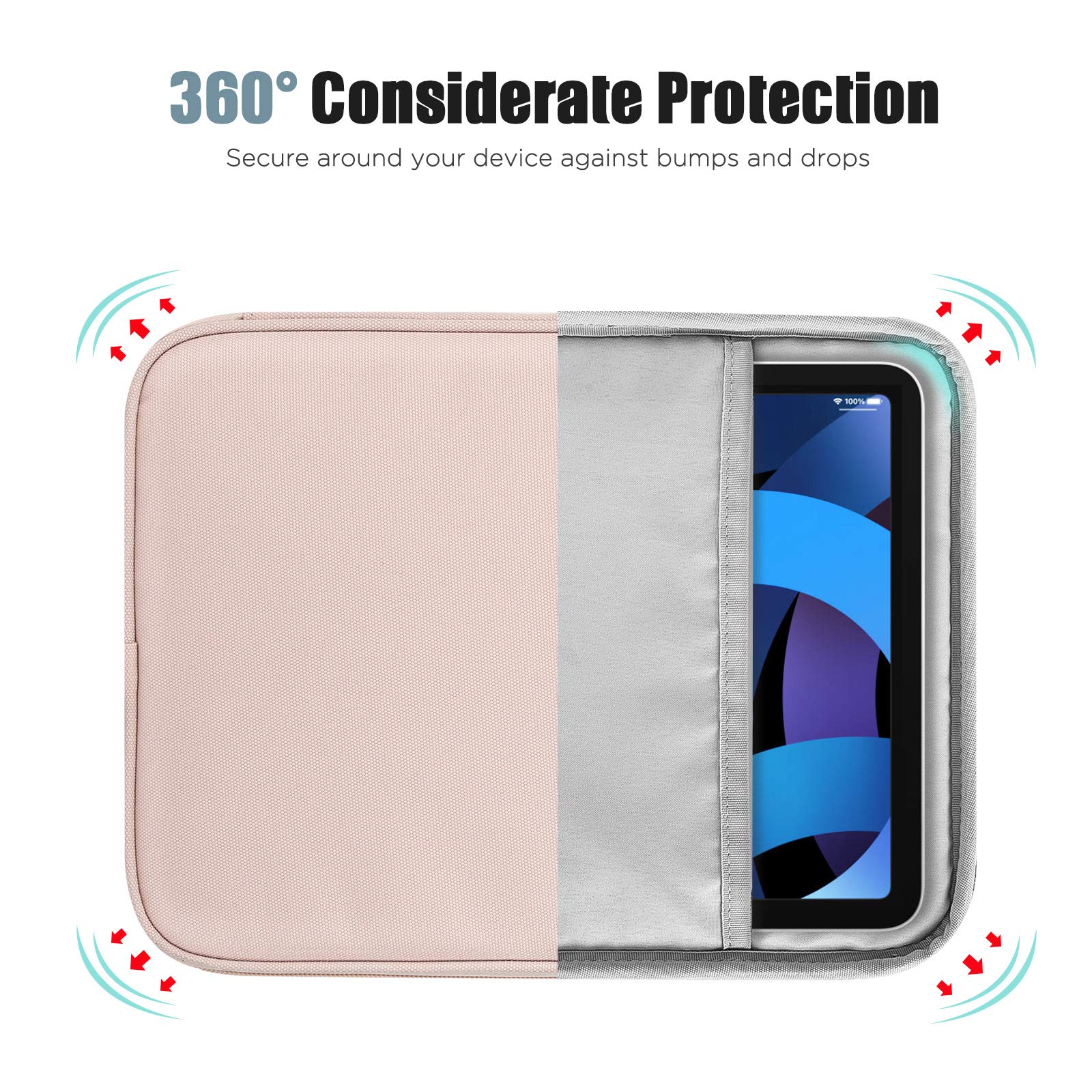 Foto 6 pulgar | Funda Para Tablet Timovo 9-11 Para Ipad 11 Pulgadas A16 2025 Rosa - Venta Internacional.