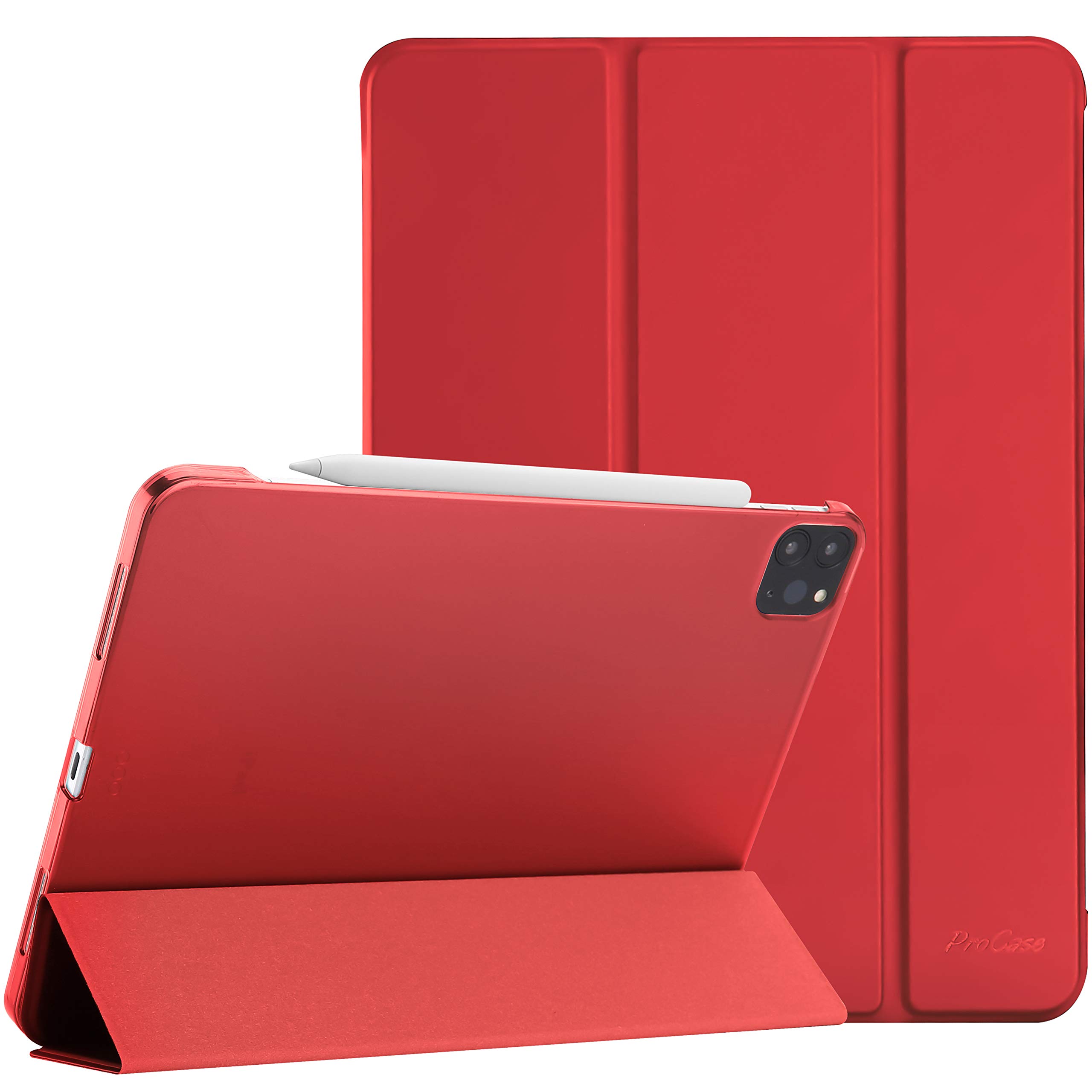 Smart Case Procase Para Ipad Pro 12.9 De 6.ª  5.ª  4.ª Y 3.ª Generación  Color Rojo - Venta Internacional.