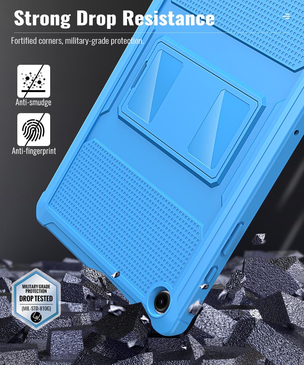 Foto 5 pulgar | Funda Moko Resistente A Los Golpes Con Protector De Pantalla Para Galaxy Tab A9+ 11 2023  Azul - Venta Internacional.