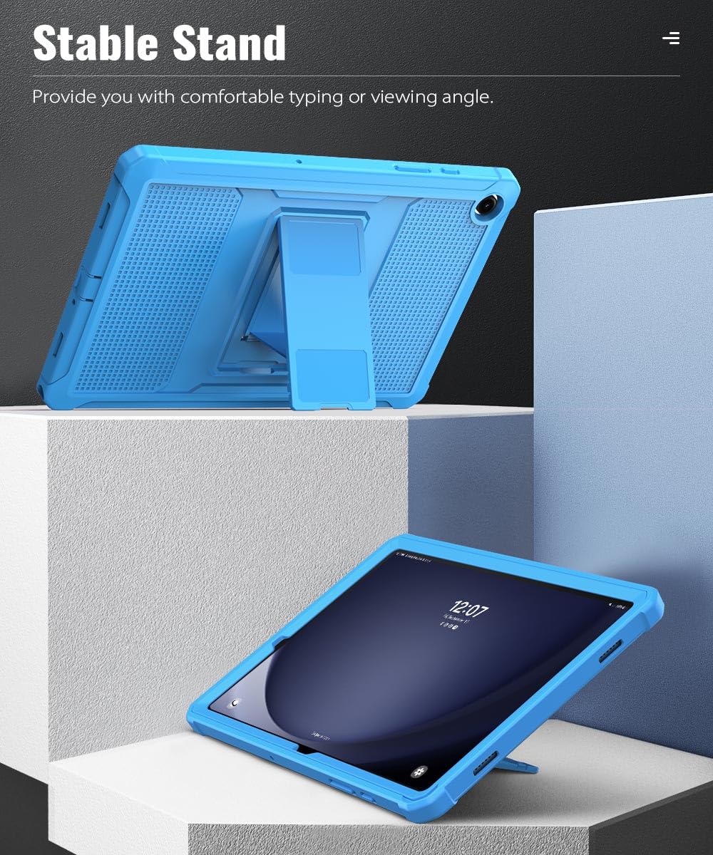 Foto 6 pulgar | Funda Moko Resistente A Los Golpes Con Protector De Pantalla Para Galaxy Tab A9+ 11 2023  Azul - Venta Internacional.