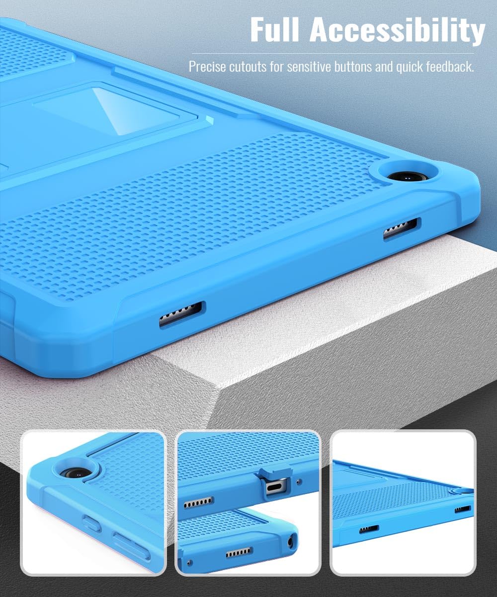 Foto 7 pulgar | Funda Moko Resistente A Los Golpes Con Protector De Pantalla Para Galaxy Tab A9+ 11 2023  Azul - Venta Internacional.