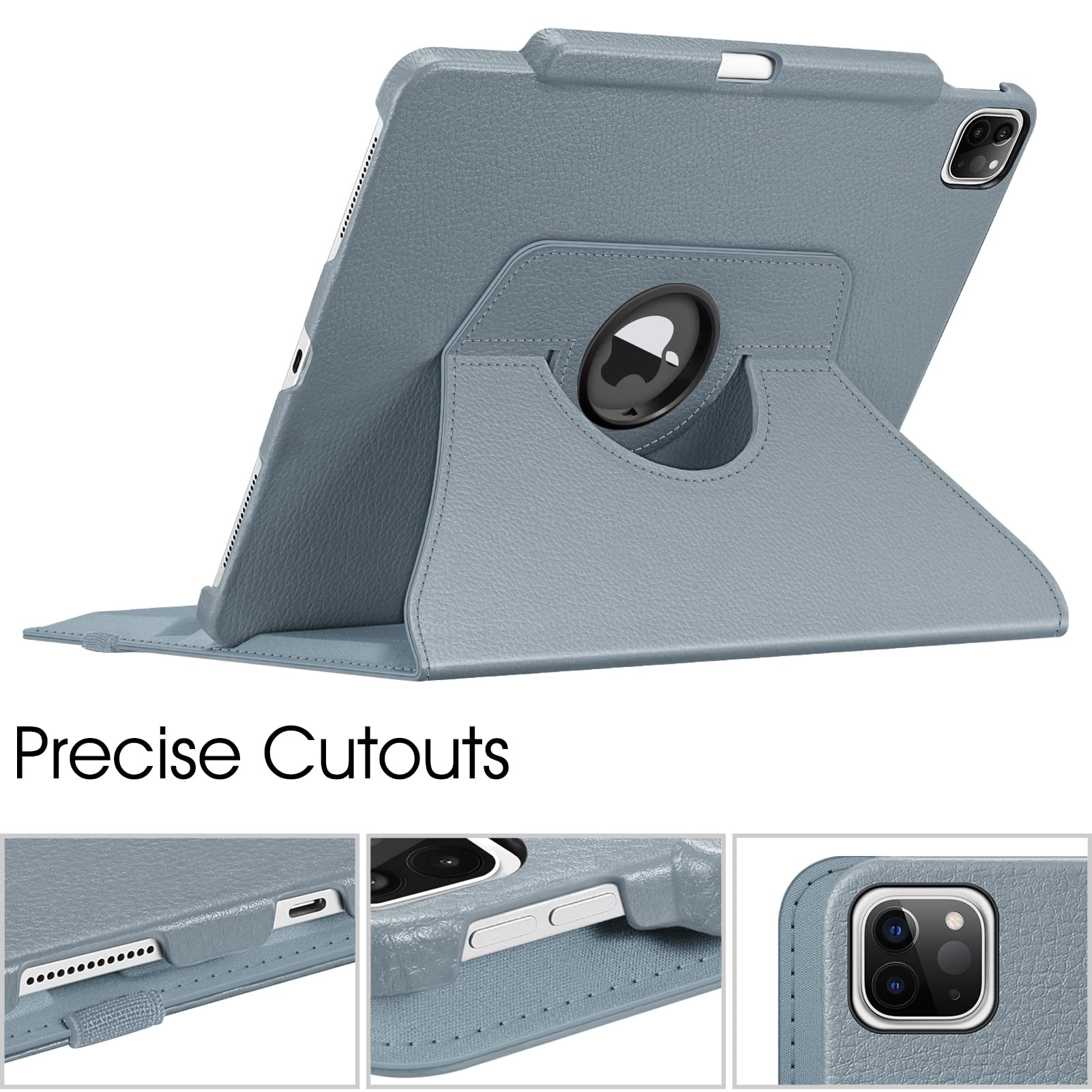 Foto 6 pulgar | Funda Giratoria Fintie Para Ipad Pro 12.9 6.ª Generación Con Soporte Para Lápices - Venta Internacional.