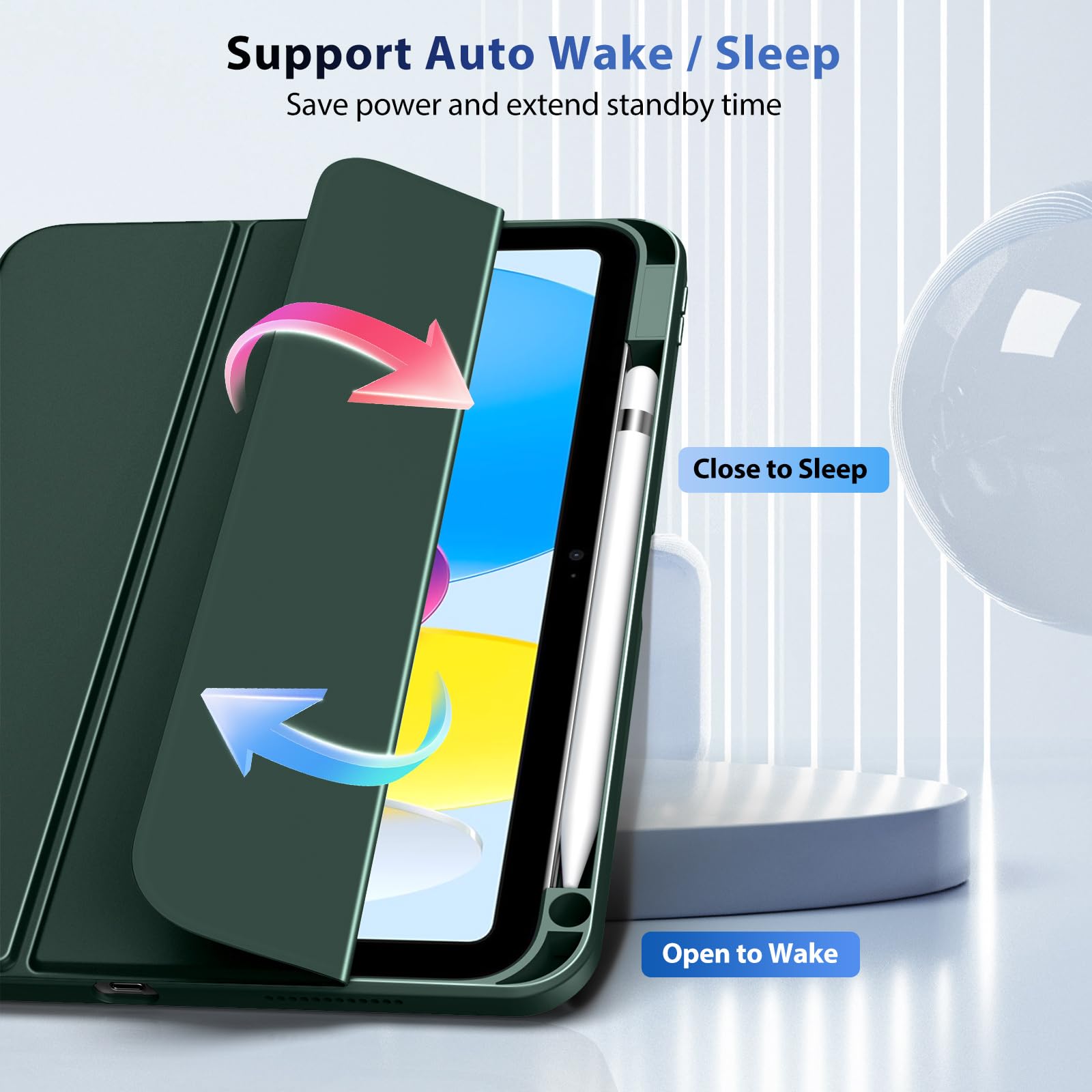 Foto 5 | Funda Timovo Para Ipad 11.ª Generación De 11 Pulgadas Y Ipad 10.ª Generación De 10.9 Pulgadas - Venta Internacional.