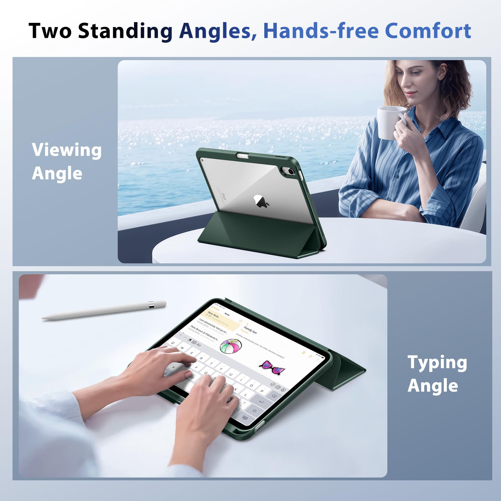Foto 7 | Funda Timovo Para Ipad 11.ª Generación De 11 Pulgadas Y Ipad 10.ª Generación De 10.9 Pulgadas - Venta Internacional.