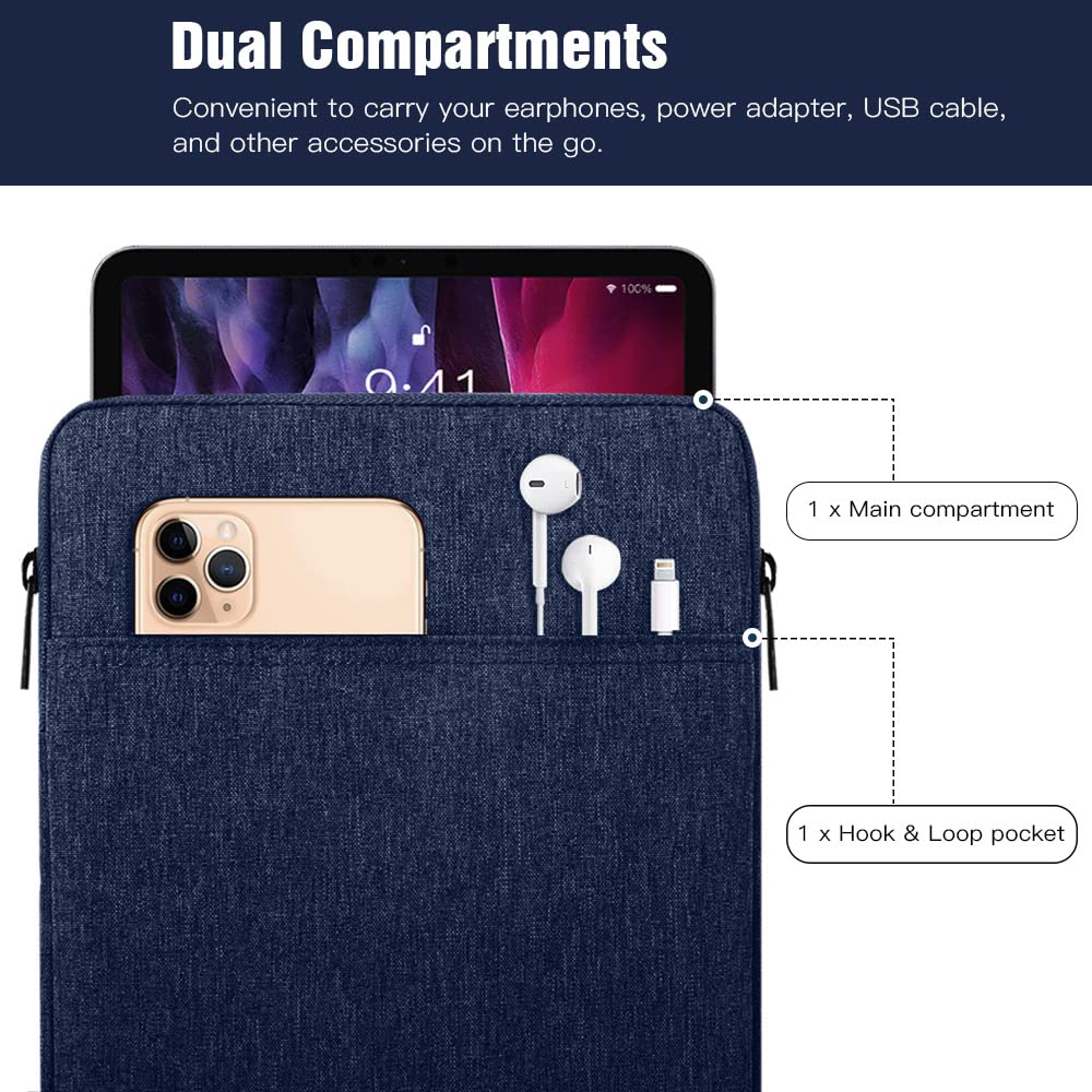 Foto 6 pulgar | Funda Para Tablet Timovo 9-11 Para Ipad 11 Pulgadas A16 2025 Azul Oscuro - Venta Internacional.