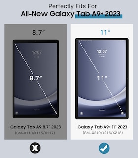 Foto 2 | Funda Timovo Para Samsung Galaxy Tab A9+ 11 2023 Con Función De Encendido Y Apagado Automáticos - Venta Internacional.