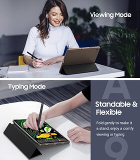 Foto 5 | Funda Timovo Para Samsung Galaxy Tab A9+ 11 2023 Con Función De Encendido Y Apagado Automáticos - Venta Internacional.