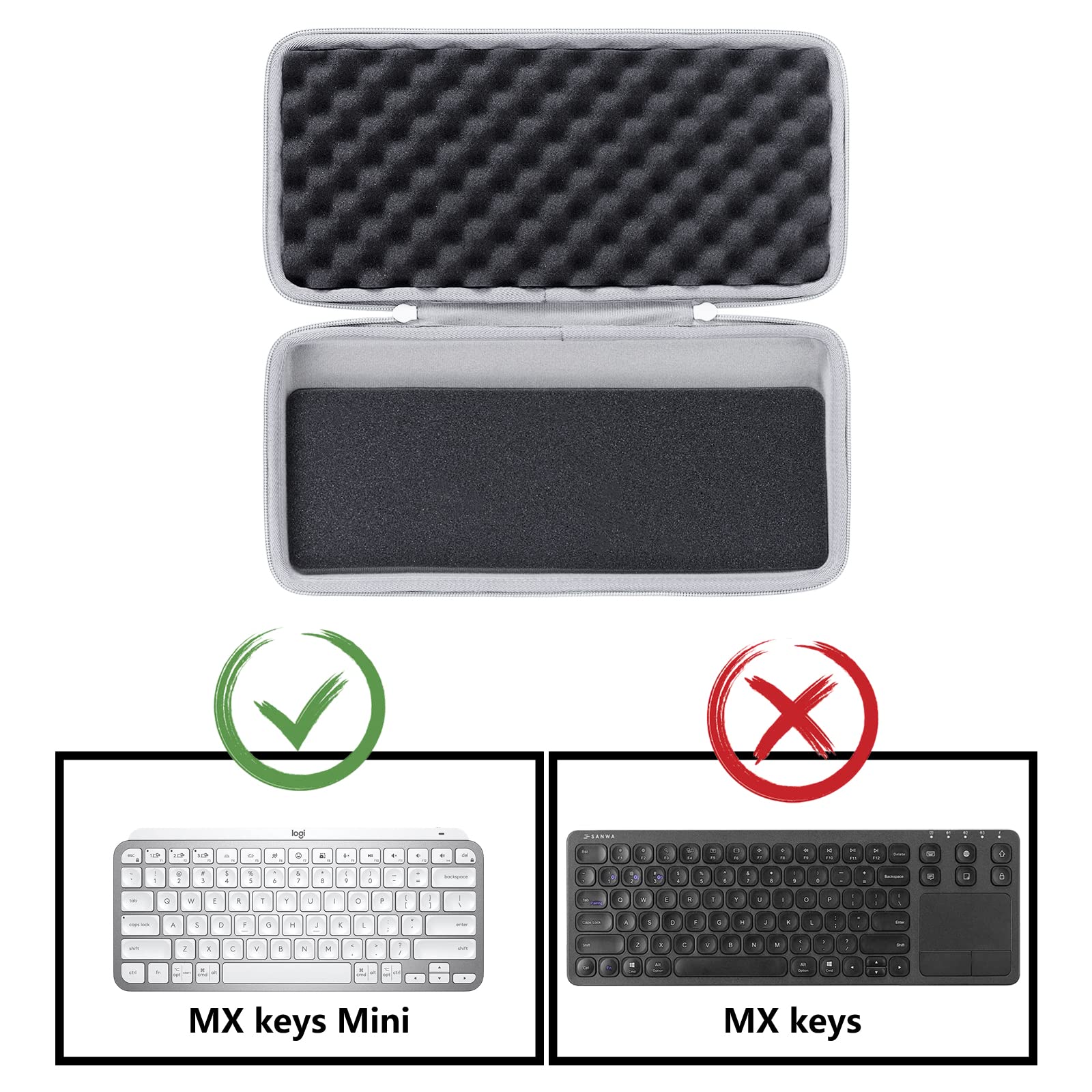 Foto 7 | Funda Rígida De Repuesto Para Miniteclado Mx Keys Co2crea - Venta Internacional.