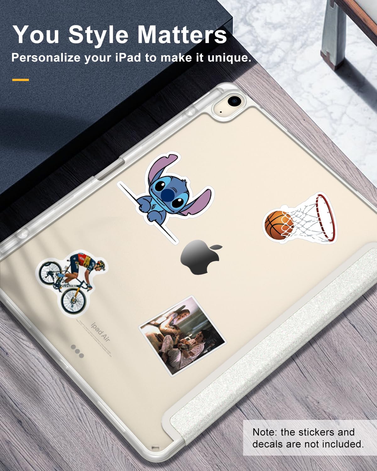 Foto 6 pulgar | Funda Timovo Para Ipad Air De 13 Pulgadas Con Soporte Para Lápices  Color Blanco Brillante - Venta Internacional.