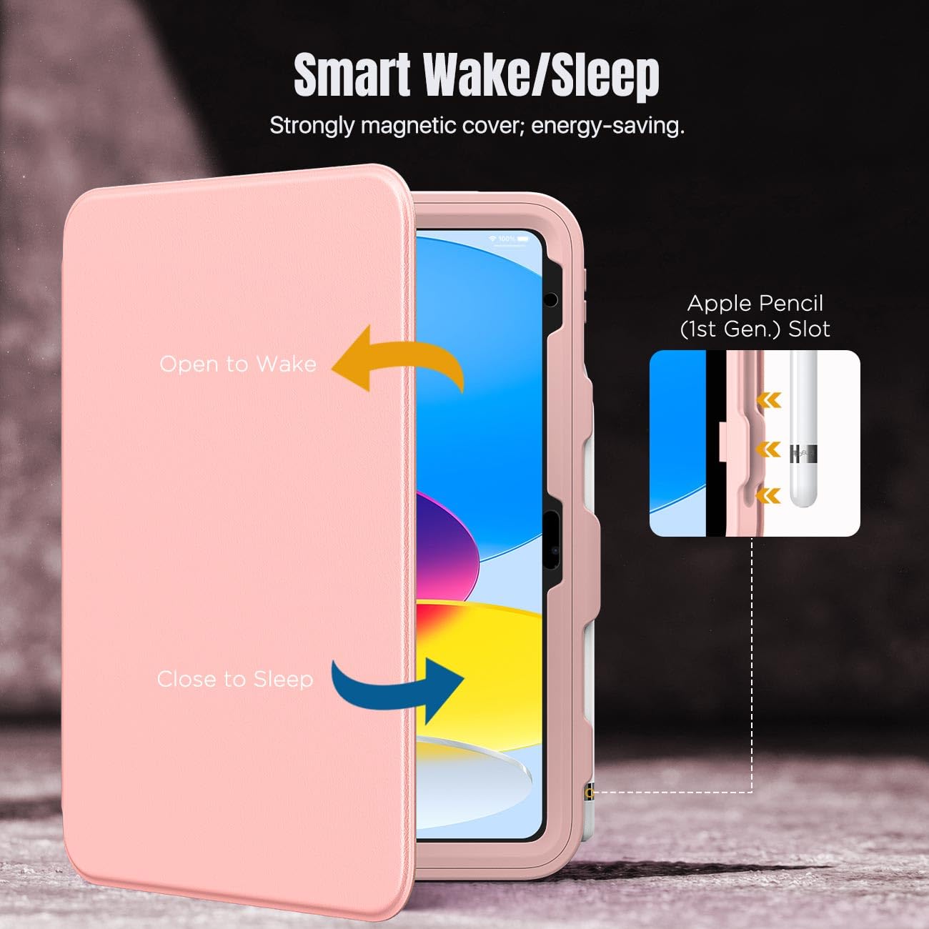 Foto 6 | Funda Moko Para Ipad De 11 Pulgadas (a16) De 11.ª Generación Con Soporte Para Lápices - Venta Internacional.