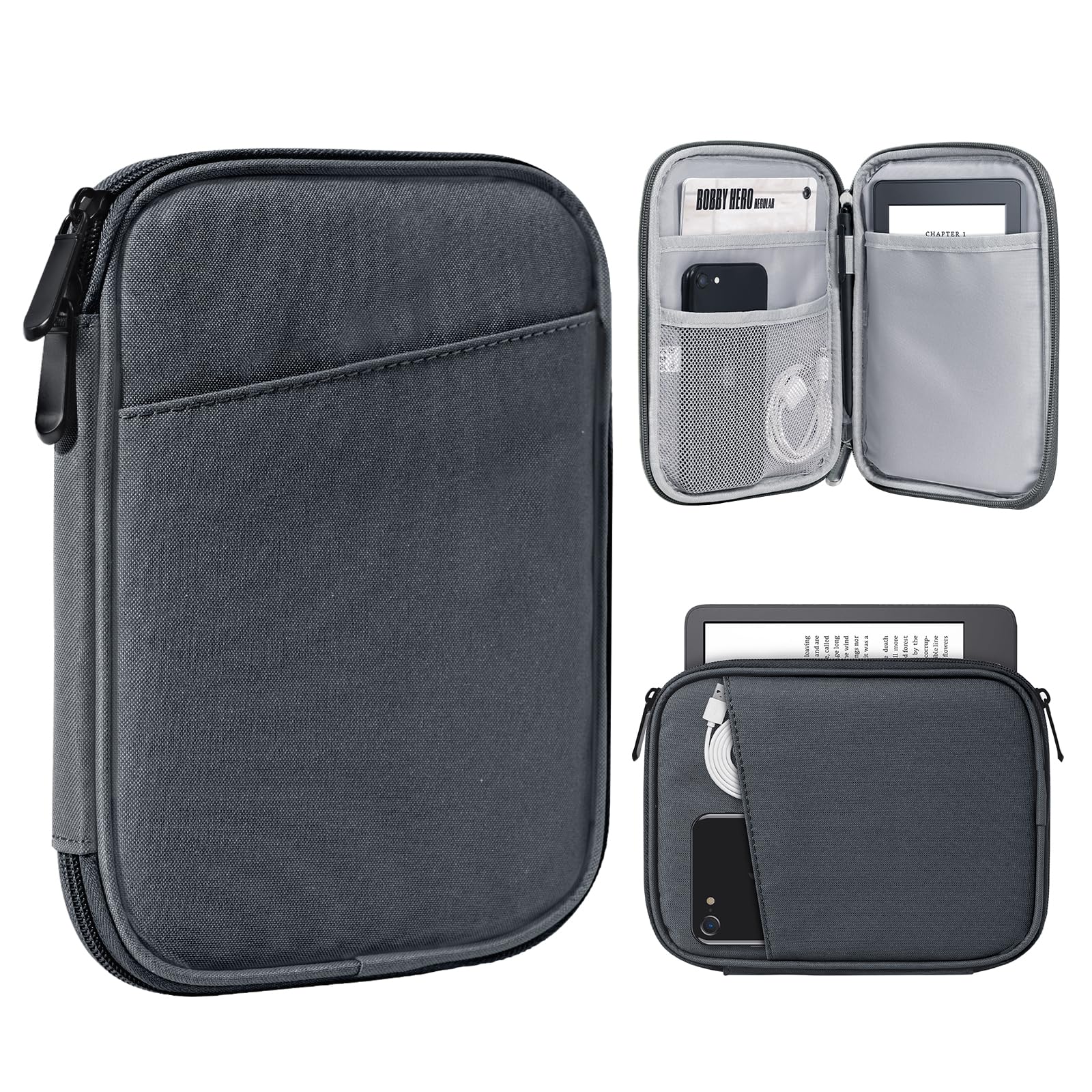Funda Para Tablet Timovo Para Kindle Paperwhite De 6 A 7 Pulgadas  Color Gris - Venta Internacional.