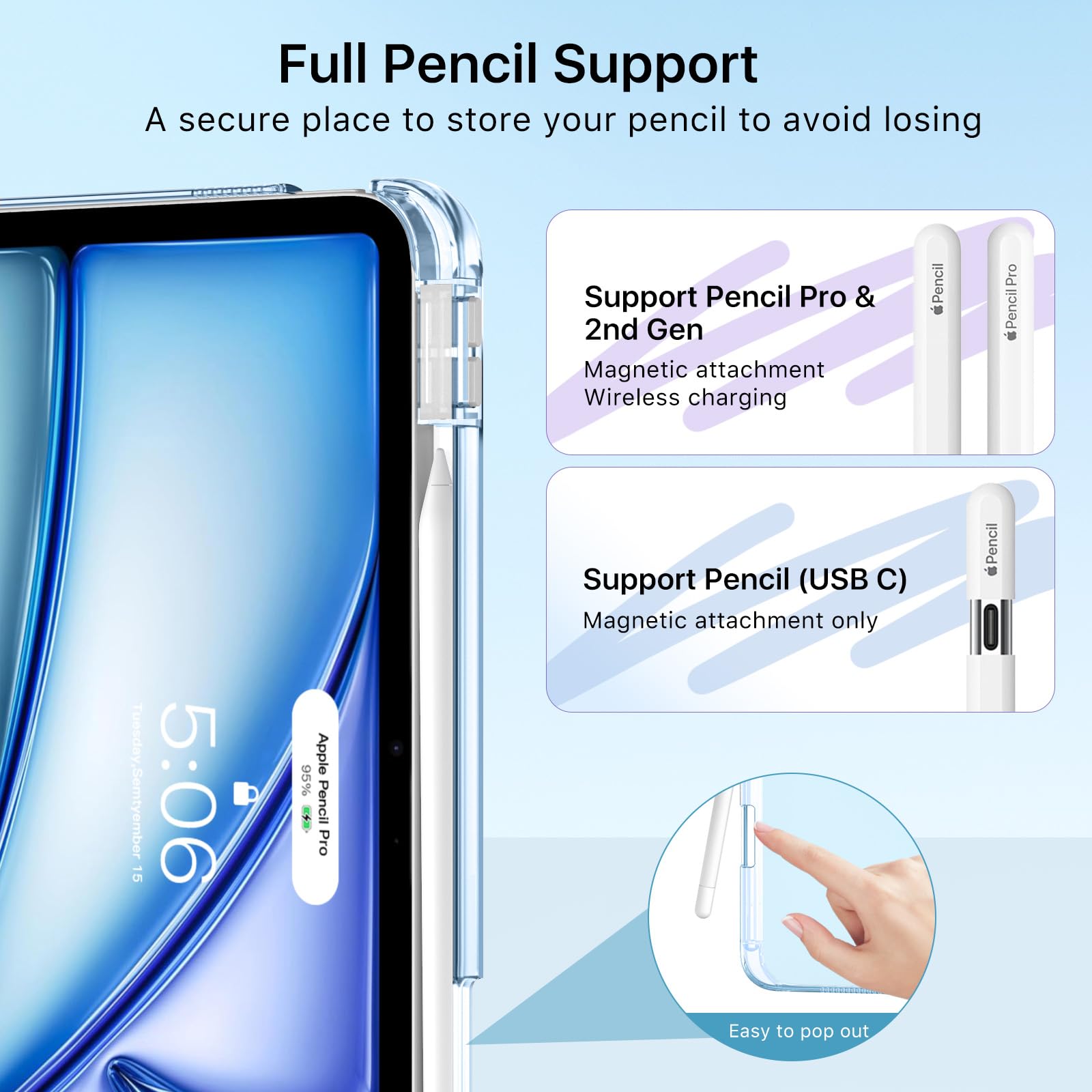 Foto 6 | Funda Moko Para Ipad Air De 11 Pulgadas M3/m2 2025/2024  Air De 5.ª Y 4.ª Generación - Venta Internacional.