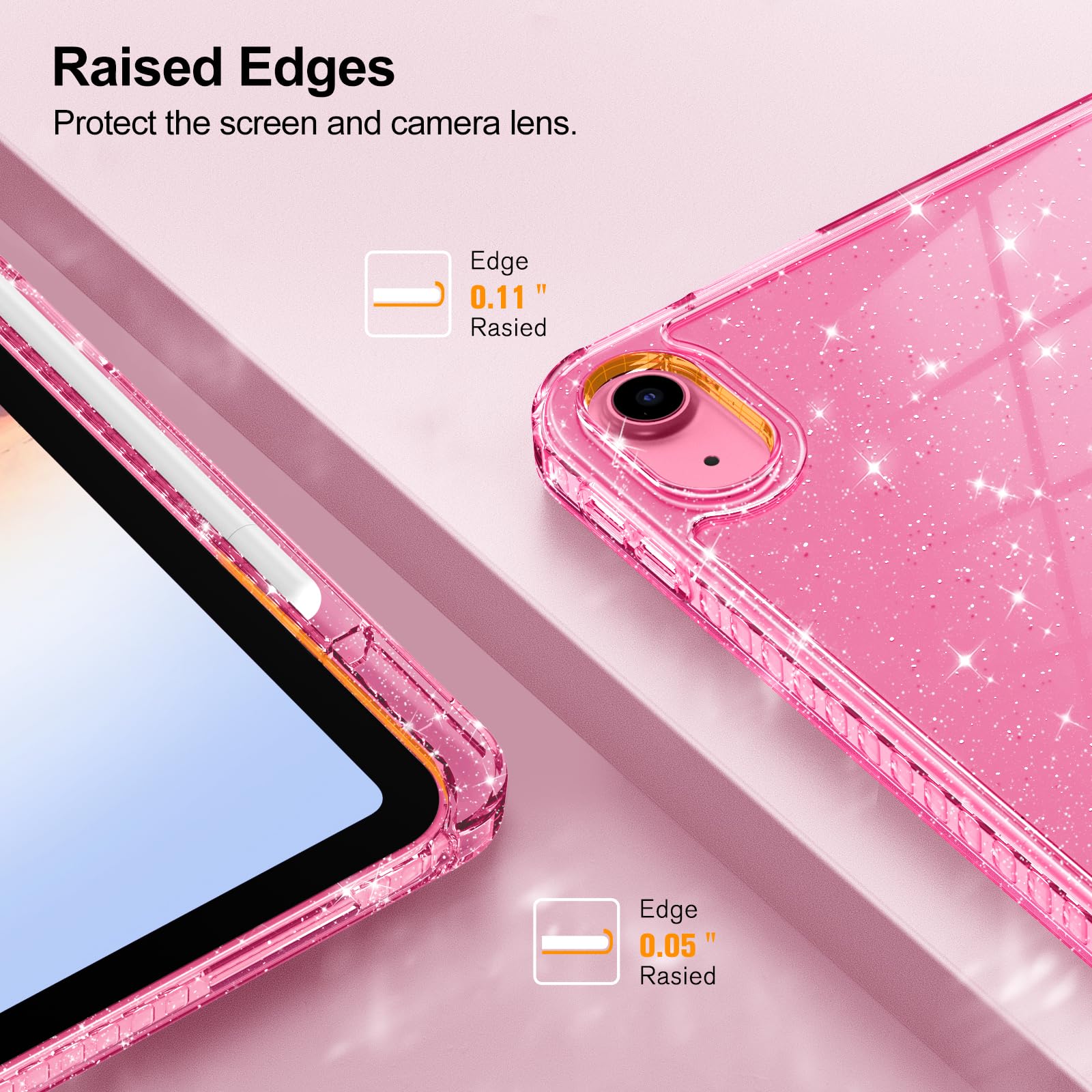 Foto 8 pulgar | Funda Fintie Slim Para Ipad 11.ª Generación  11.ª Generación  11.ª Generación  10.9 Pulgadas  Color Rosa -