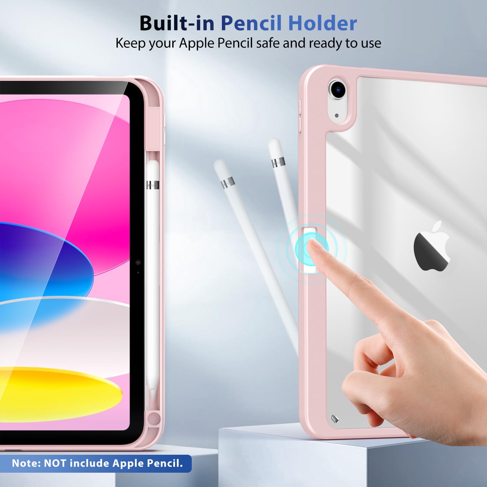 Foto 5 pulgar | Funda Timovo Para Ipad 11.ª Generación De 11 Pulgadas 2025 Con Soporte Para Lápices - Venta Internacional.