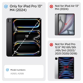 Foto 2 | Funda Spigen Rugged Armor Pro Para Ipad Pro De 13 Pulgadas (2024) - Venta Internacional.