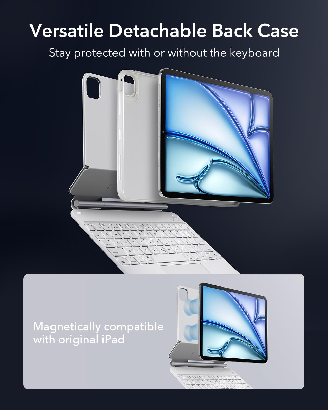 Foto 5 pulgar | Funda Con Teclado Esr Para Ipad Air De 11 Pulgadas Y Ipad Pro De 11 Pulgadas - Venta Internacional.