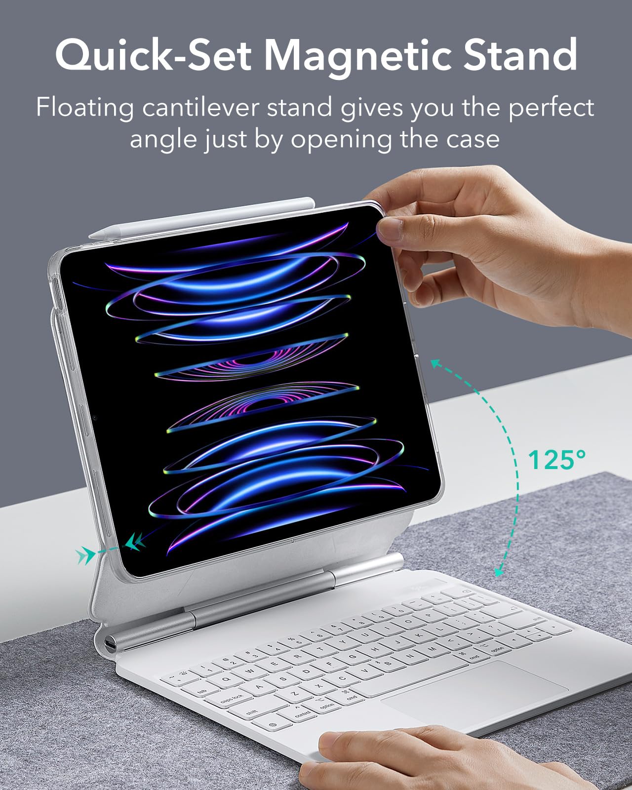 Foto 6 pulgar | Funda Con Teclado Esr Para Ipad Air De 11 Pulgadas Y Ipad Pro De 11 Pulgadas - Venta Internacional.