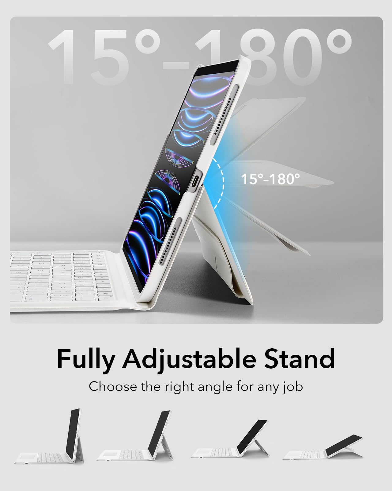 Foto 4 | Funda Con Teclado Esr Ascend Para Ipad De 11.ª Y 10.ª Generación Con Panel Táctil - Venta Internacional.