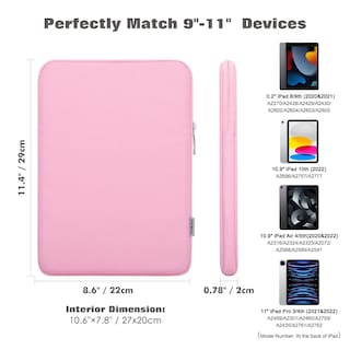 Foto 2 | Funda Para Tablet Moko Ipad Air M3/a16 2025 De 9-11 Pulgadas Color Rosa - Venta Internacional.