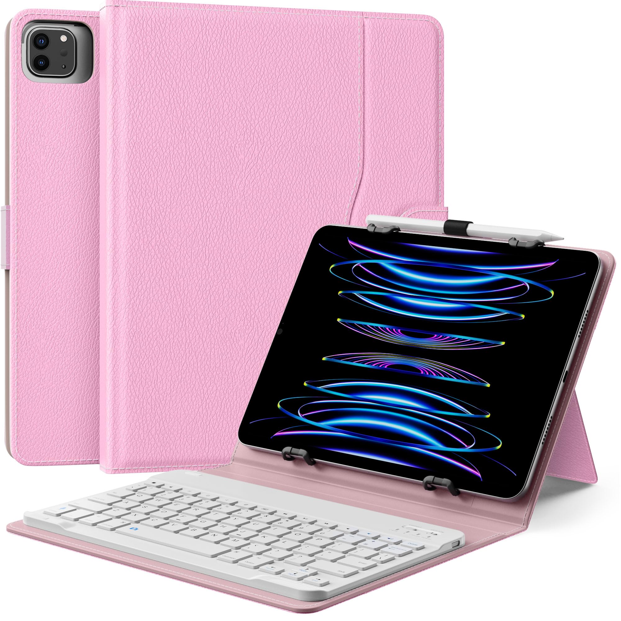 Funda Para Tableta Con Teclado Qwerty Moko Para 9-11 - Venta Internacional.