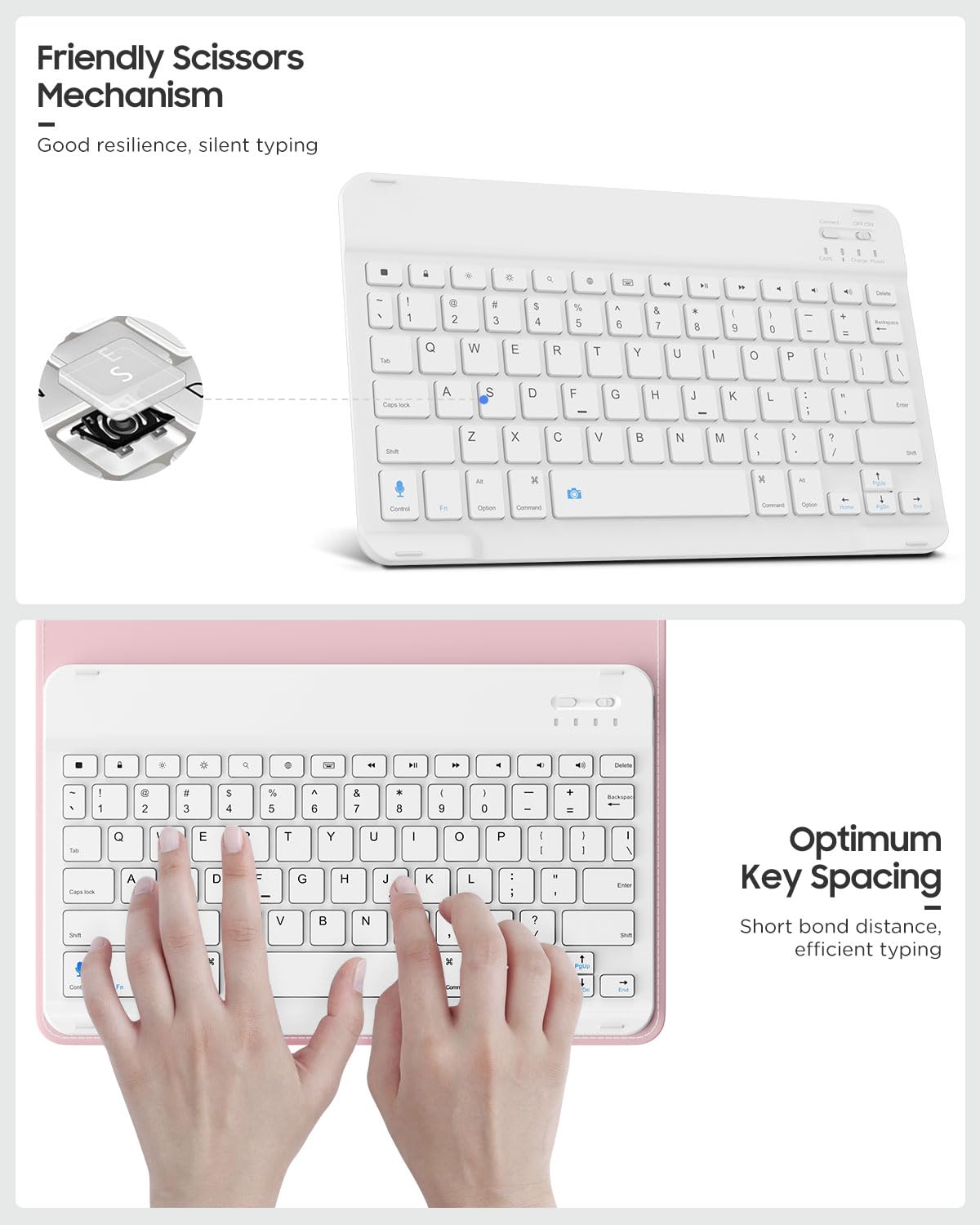 Foto 6 | Funda Para Tableta Con Teclado Qwerty Moko Para 9-11 - Venta Internacional.