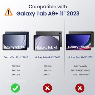 Foto 2 | Funda Moko Para Samsung Galaxy Tab A9 Plus De 11 Pulgadas 2023 - Azul - Venta Internacional.