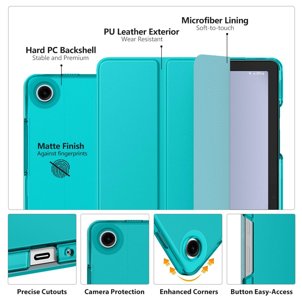 Foto 3 | Funda Moko Para Samsung Galaxy Tab A9 Plus De 11 Pulgadas 2023 - Azul - Venta Internacional.
