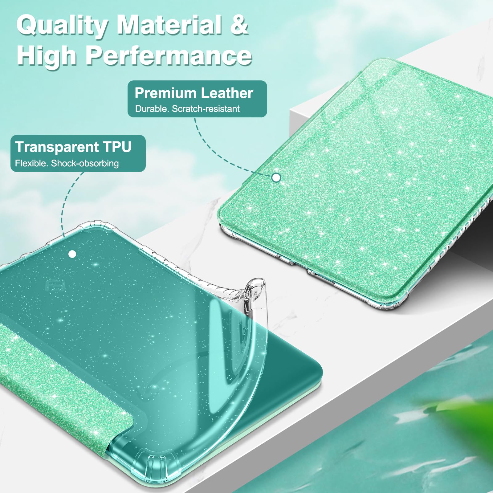 Foto 4 | Funda Fintie Para Kindle Paperwhite 12.ª Generación 2024  Color Verde Brillante - Venta Internacional.