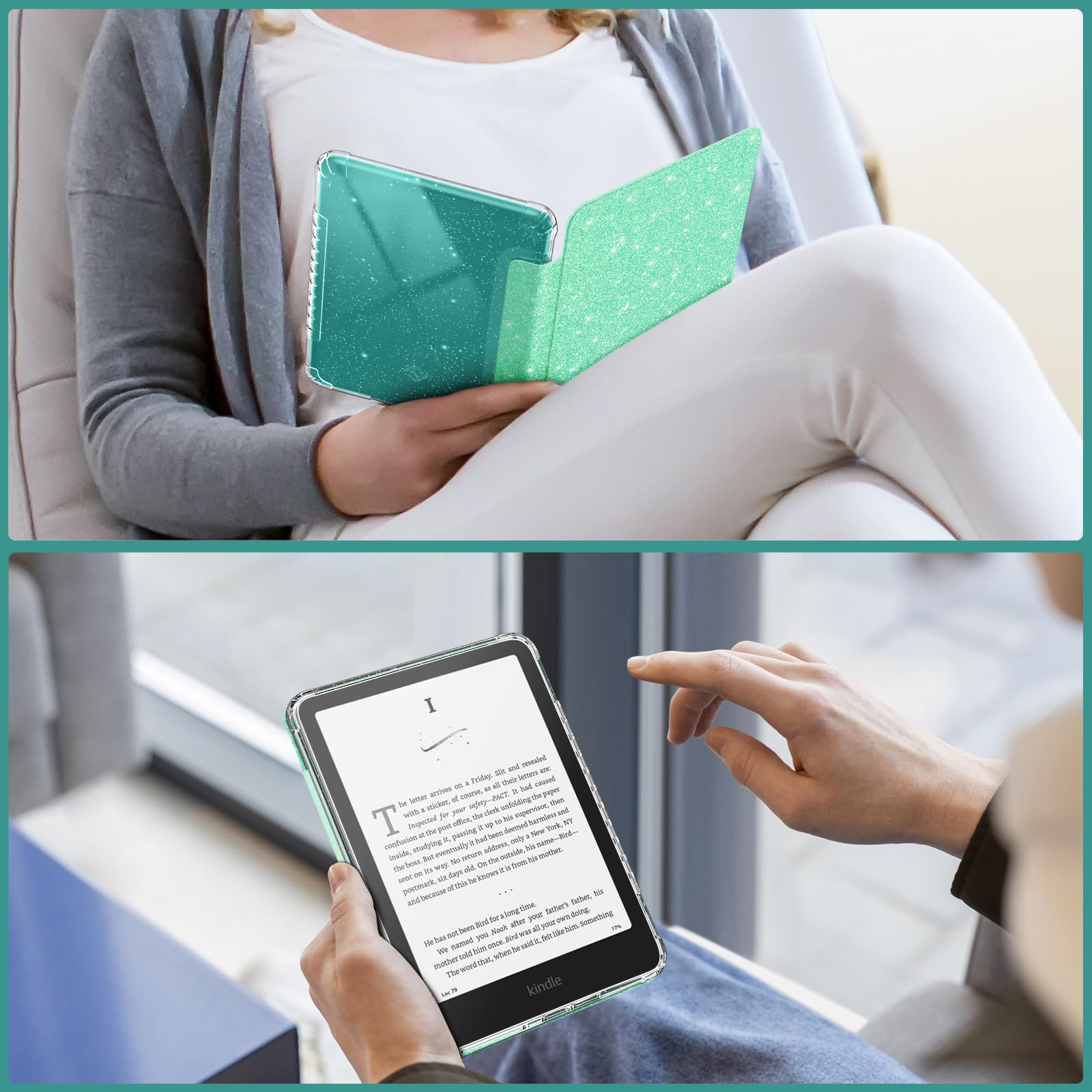 Foto 6 | Funda Fintie Para Kindle Paperwhite 12.ª Generación 2024  Color Verde Brillante - Venta Internacional.