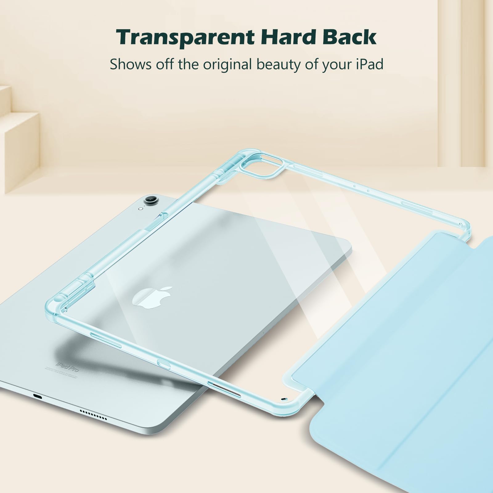 Foto 4 pulgar | Funda Procase Para Ipad Air 13 Pulgadas M3 2025/m2 2024 - Skyblue - Venta Internacional.