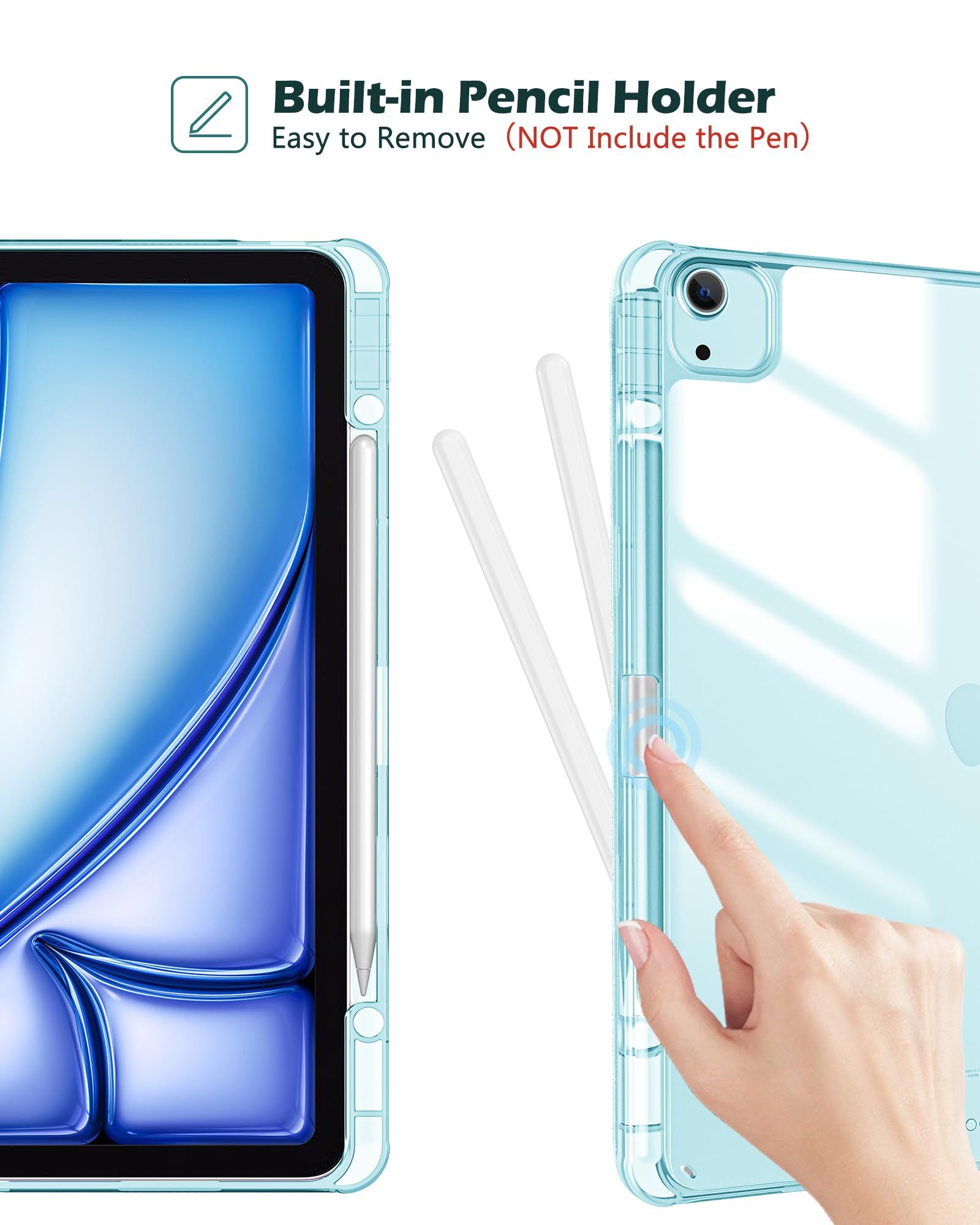 Foto 5 pulgar | Funda Procase Para Ipad Air 13 Pulgadas M3 2025/m2 2024 - Skyblue - Venta Internacional.