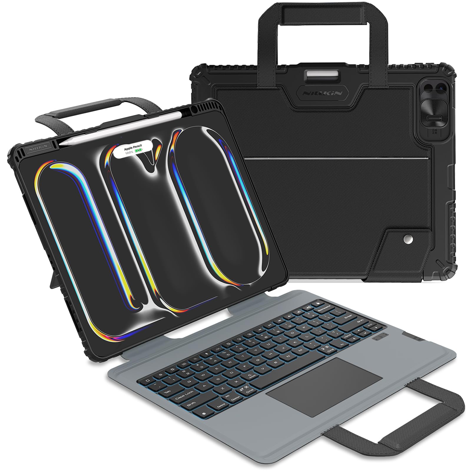 Funda Con Teclado Nillkin Carry Go Para Ipad Pro 13 (m4) 2024 - Venta Internacional.