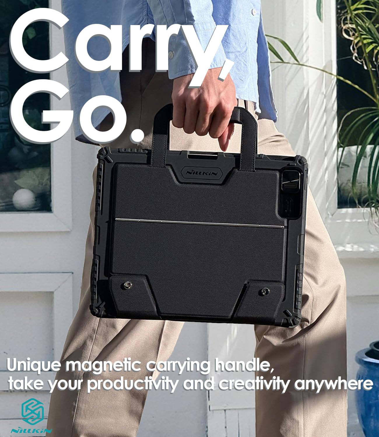 Foto 3 | Funda Con Teclado Nillkin Carry Go Para Ipad Pro 13 (m4) 2024 - Venta Internacional.
