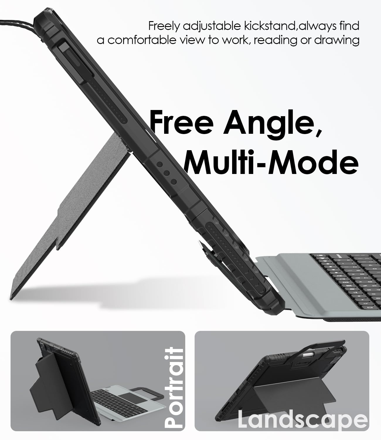 Foto 8 pulgar | Funda Con Teclado Nillkin Carry Go Para Ipad Pro 13 (m4) 2024 - Venta Internacional.